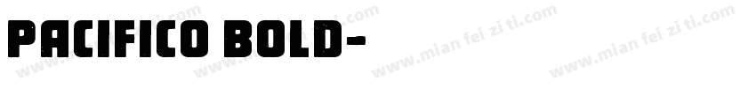 Pacifico Bold字体转换
